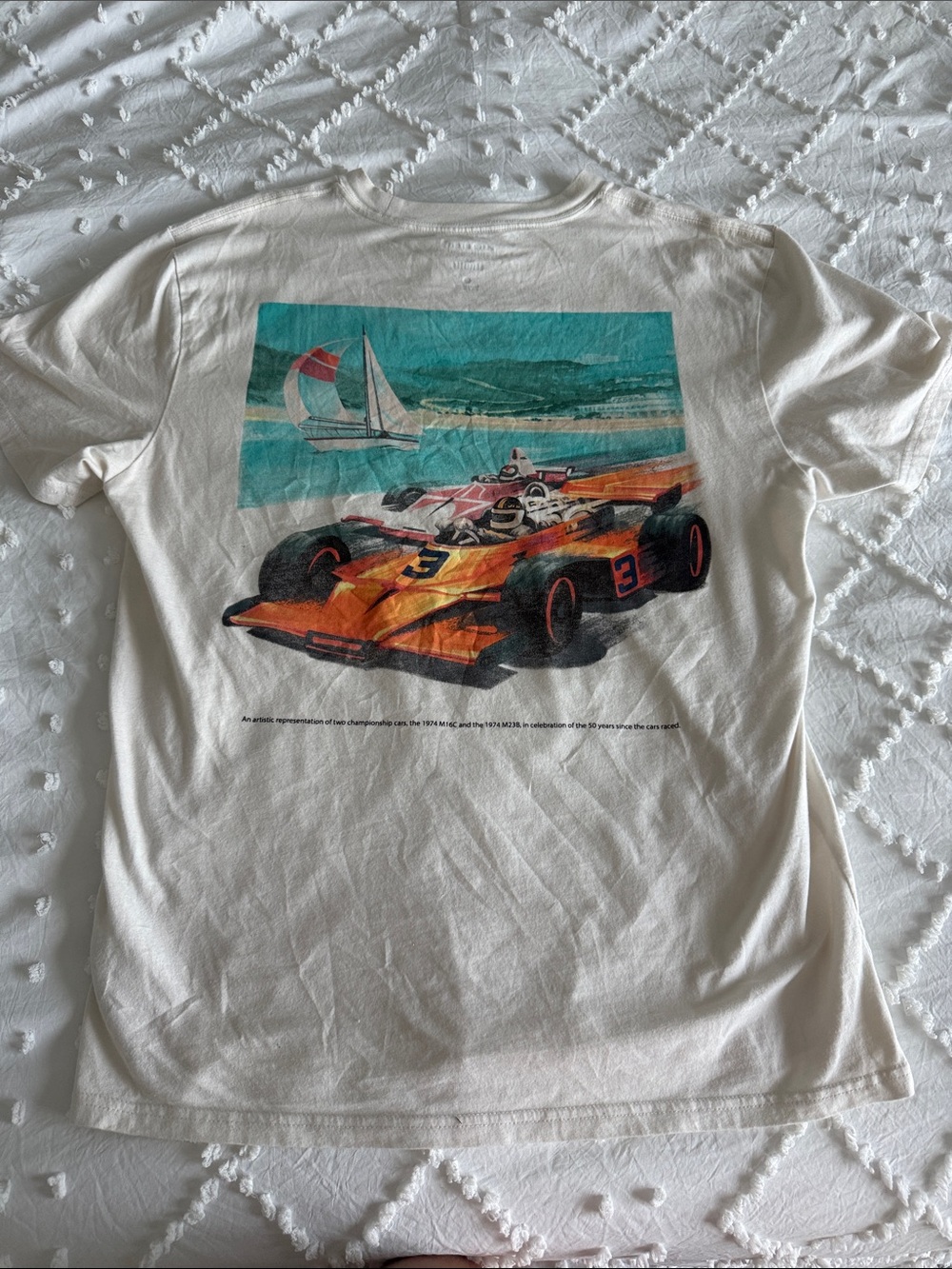 Hollister Cream McLaren Logo Tee